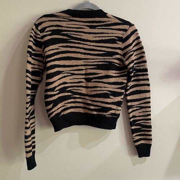 Shop Bop Basics Anima Print Knit Sweater - Picture 4 of 4